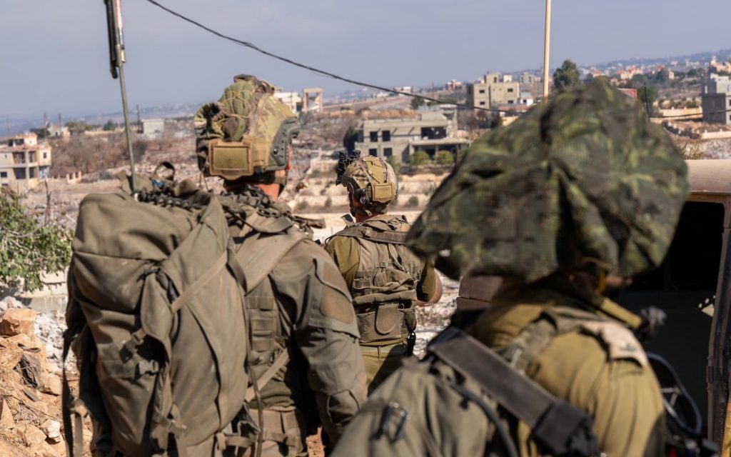 Israeli enemy forces Lebanon border
